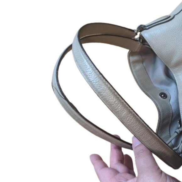 Medium Size Tan COACH  Leather Handbag - Picture 8 of 10